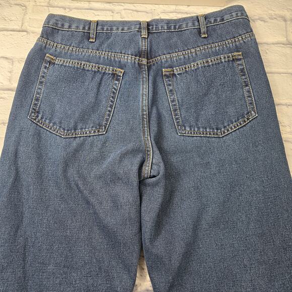 Rugged Wear Men's Fleece Lined Jeans Winter Outdoor Gorpcore Workwear size 36x36 - Picture 3 of 13